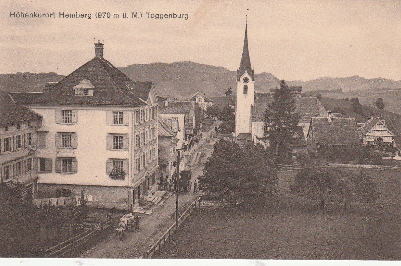 Ansichtskarten: Hemberg - Toggenburg- 1929 – Gebraucht aus uttwil von Koehlerfred