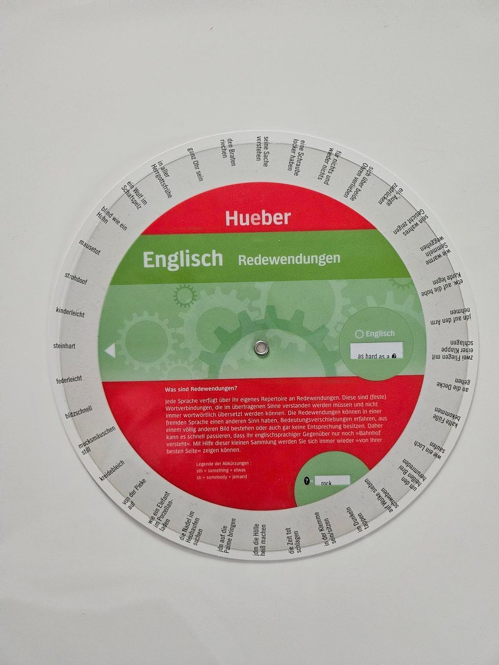 Libri: Englisch Redewendungen - Hueber Wheel – Usato da Amriswil venduto da Alfaromeo007 1