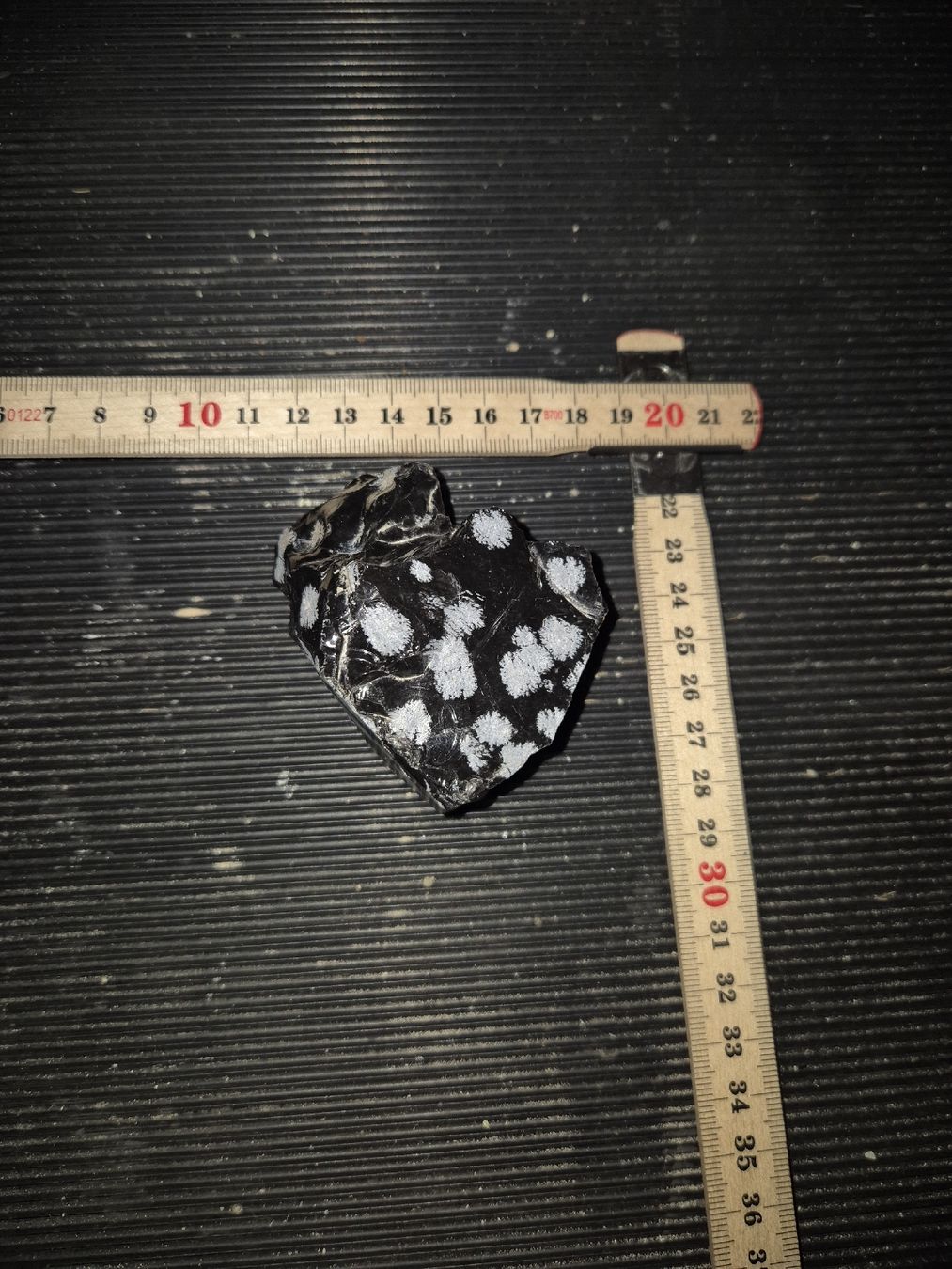 Edelsteine: Schöner Schneeflocken Obsidian Stein – Neu (gemäss Beschreibung) aus Mels von PatrickK89