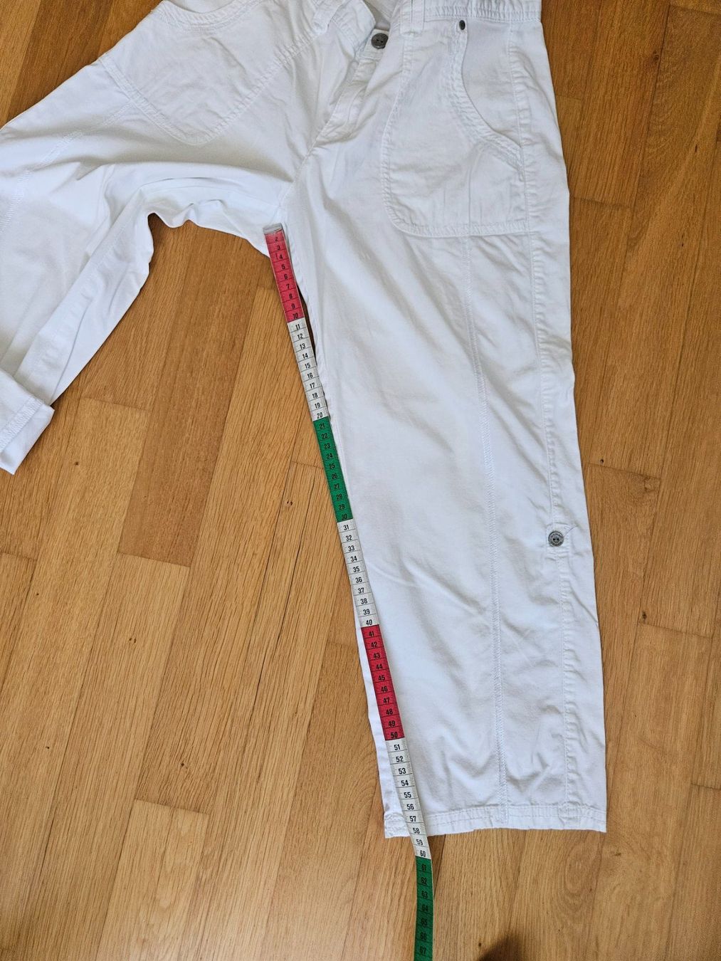 Pantaloni: Caprihose weiss Gr. 40 – Usato da Möriken AG venduto da pam66 4