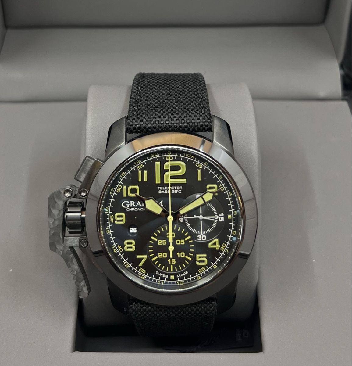 Graham Orologi: Graham Chronofighter Oversize NEU – Nuovo e nell'imballaggio originale da Zürich venduto da Centralwatches