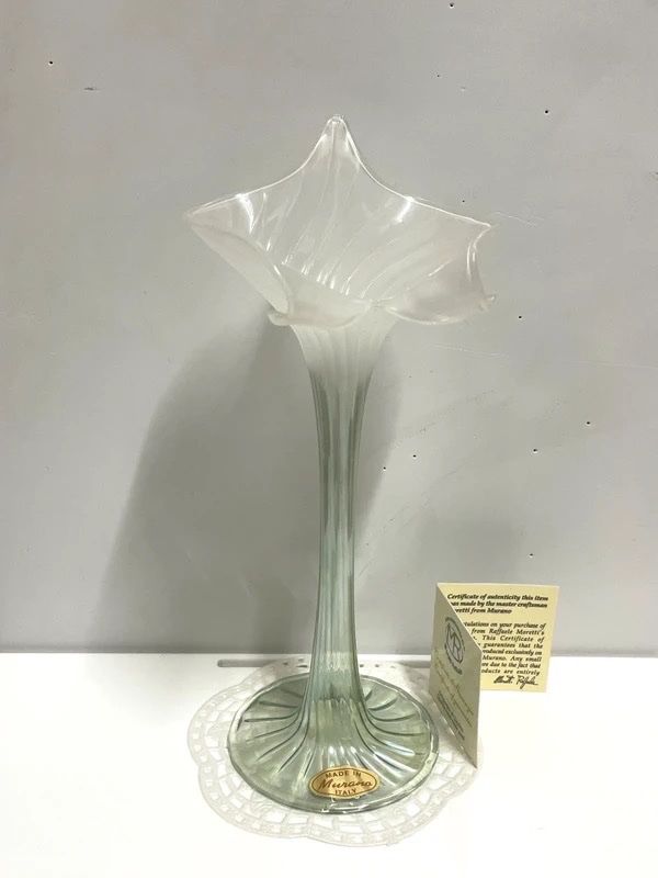 Murano Vasi & Recipienti: Original Murano Glasvase "Calla",Design Raffaele Moretti – Nuovo (secondo la descrizione) da Coldrerio venduto da Theres2004 5