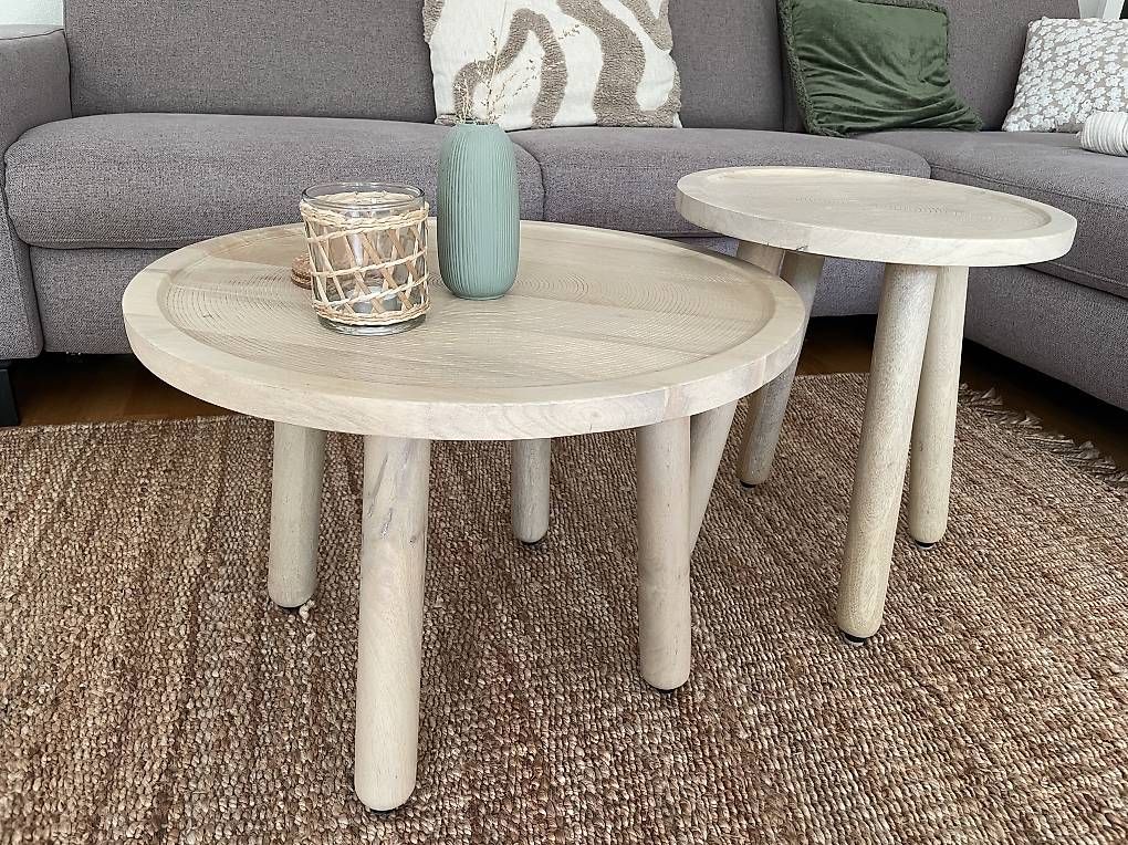 Micasa Tavoli: Couchtisch-Set Massivholz – Usato da Luzern venduto da bse_11x 1