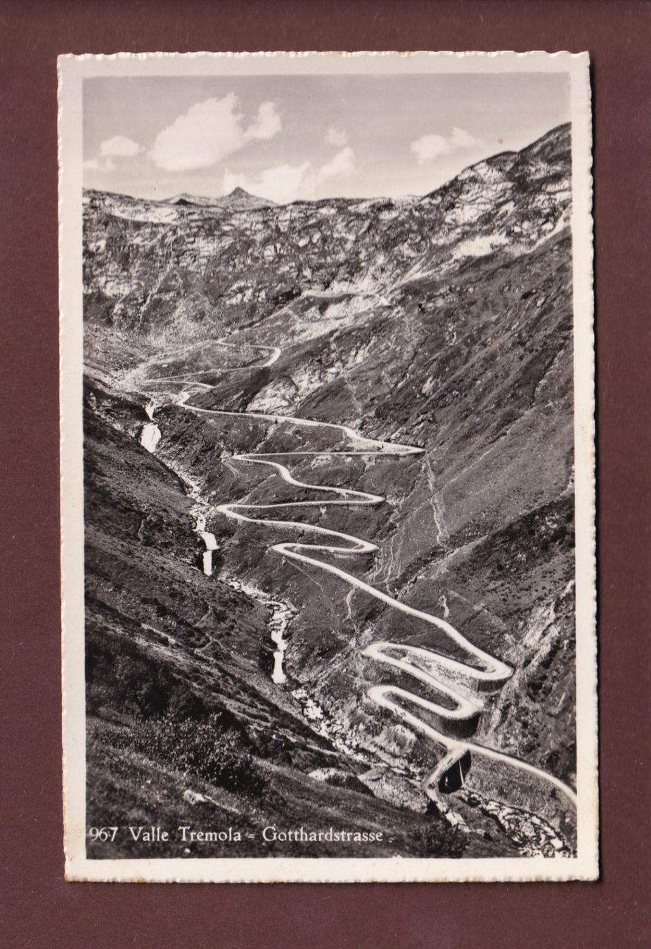 Cartoline postali: VAL TREMOLA – Usato da Pully venduto da nicecards