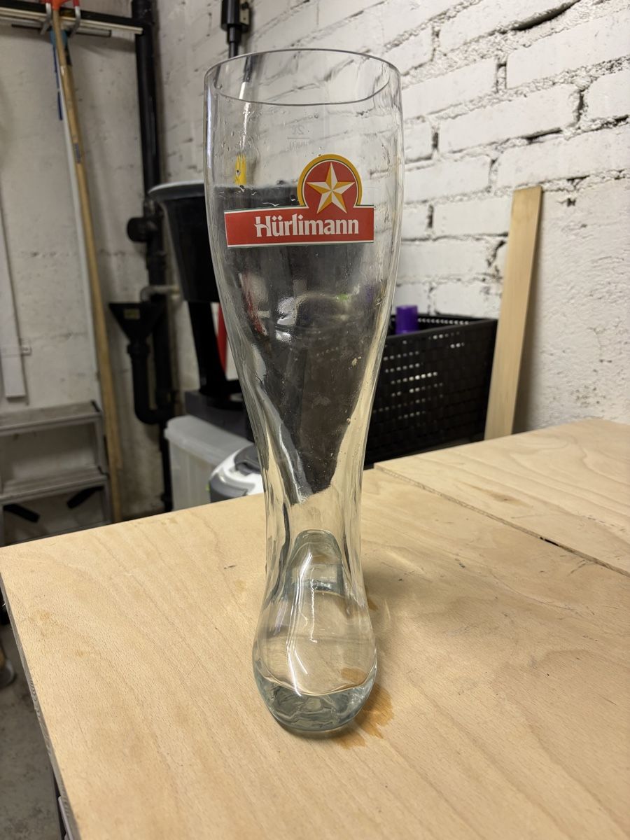 Hürlimann Bicchieri: Hürlimann Bierstiefel – Usato da Winterthur venduto da ral_tr8b