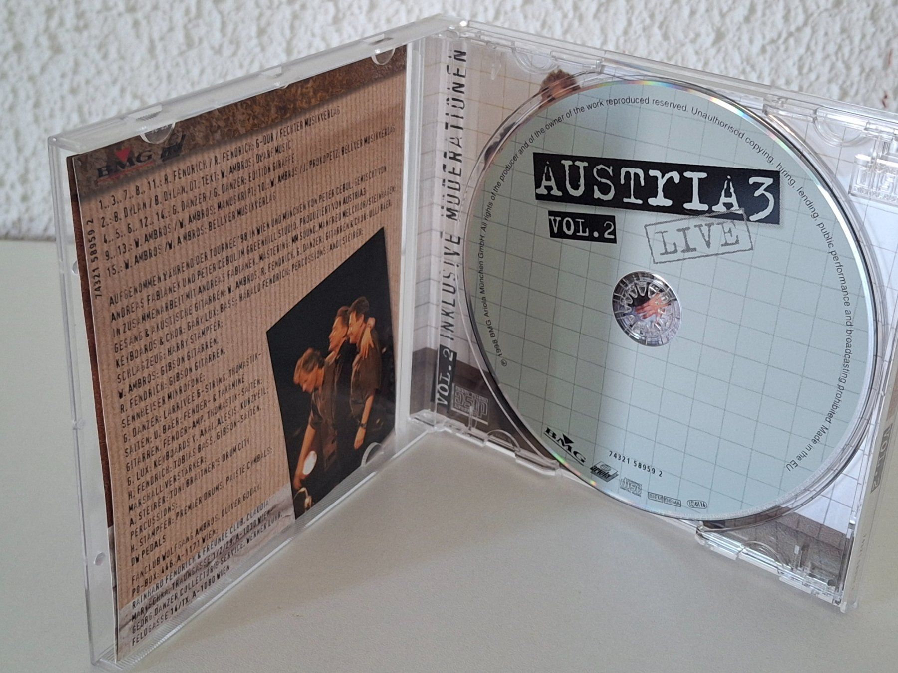 CDs: CD Austria 3 - Live Vol.2 – Gebraucht aus Aarberg von Jackup1 2