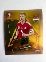 Topps Euro 2024 HUN SP Willi Orban GOLD mit Unterschrift