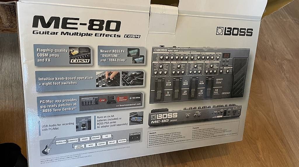Boss Equalizzatori: Boss ME-80 Multieffektgerät – Usato da Reinach AG venduto da super029 4