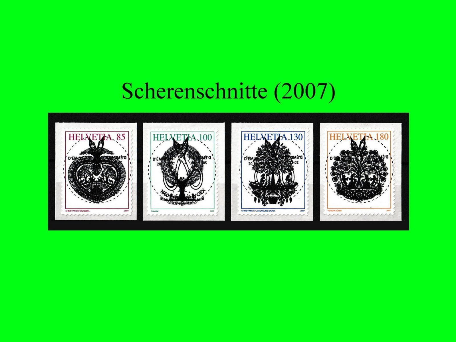 Tutti i francobolli: Vollstempel-Serie""Scherenschnitte" (2007) – Nuovo (secondo la descrizione) da Dübendorf venduto da chiara48