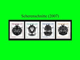 Vollstempel-Serie""Scherenschnitte" (2007)