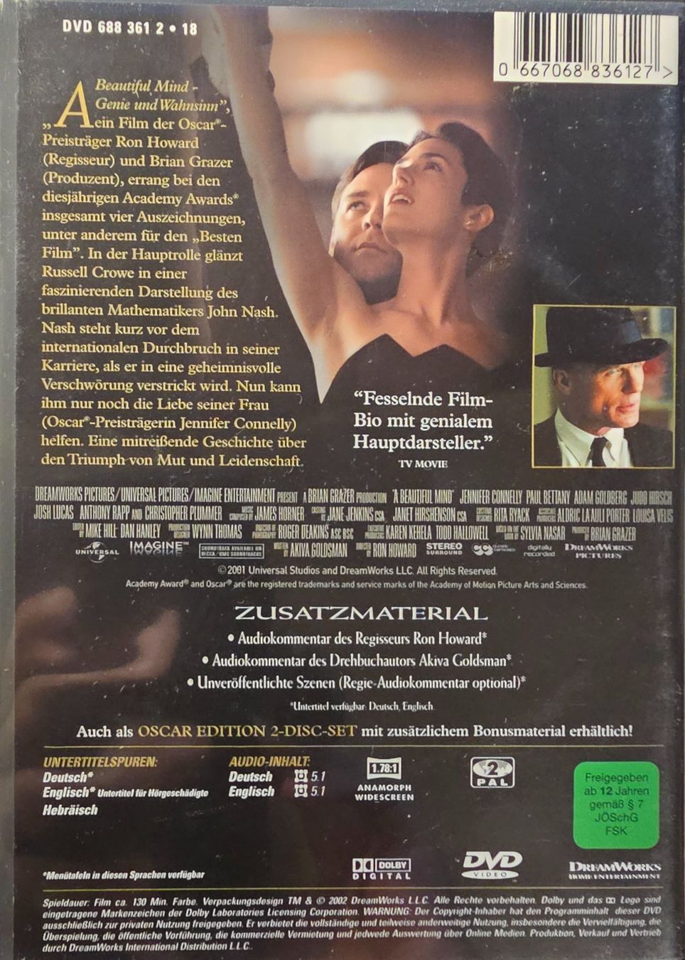 Tous les DVDs: A Beautiful Mind – D'occasion à Wahlen b. Laufen par Cg10 1