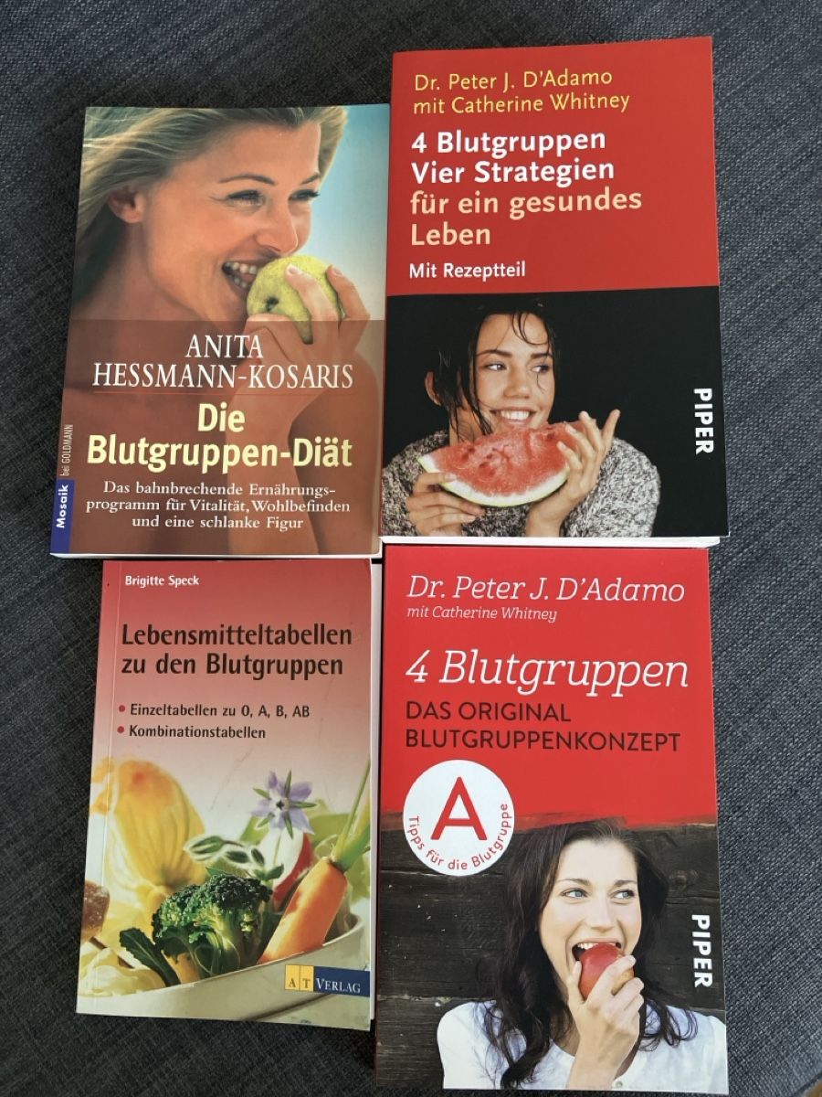 Libri: Blutgruppen Ernährung – Usato da Konolfingen venduto da Nadine1911