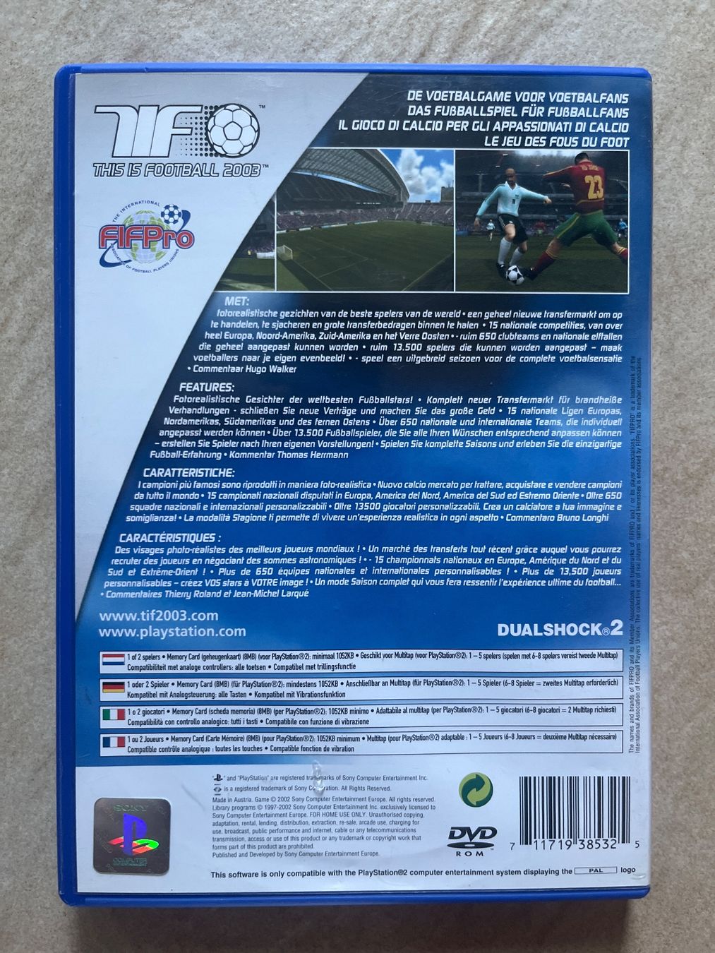 Sony Spiele: Jeu This is Football 2003 pour PS2 – Gebraucht aus Vernayaz von Darkfrost 1
