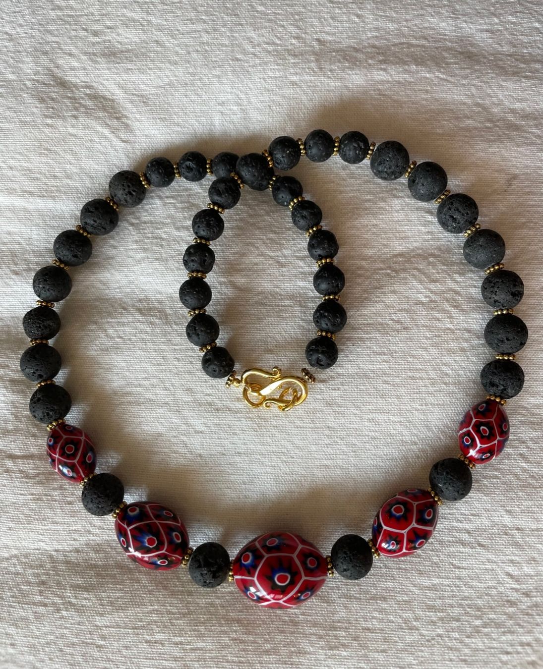 Murano Catenine: Collier mit Millefioriglasperlen! – Usato da Zürich venduto da aannnnaa48 1