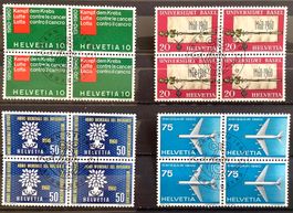 1960 - Werbe- und Gedenkmarken, Viererblöcke ET ZNr.351-354