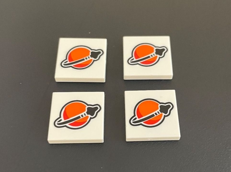 Lego Kit di costruzioni: 4x LEGO Fliesen 2x2 Space NEU – Nuovo (secondo la descrizione) da Lengnau AG venduto da Chefe43