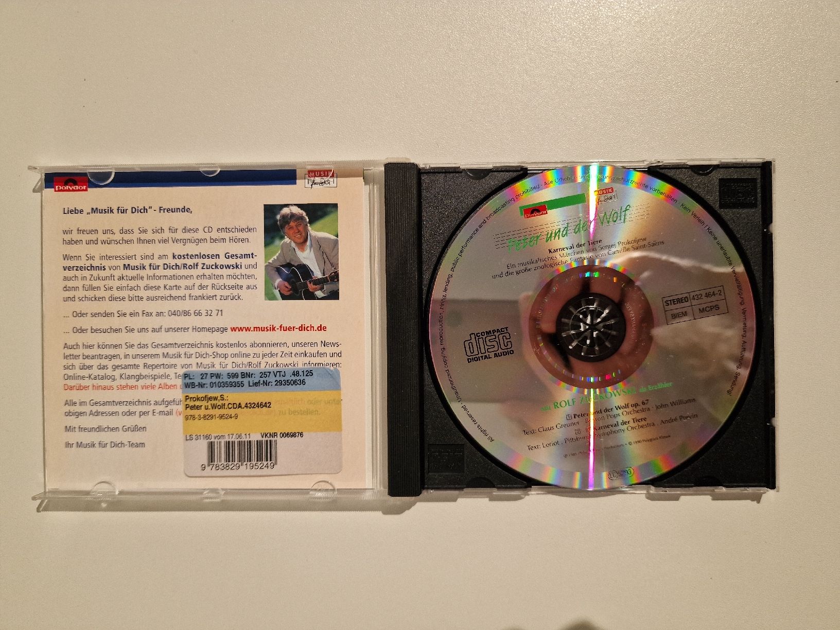 CD: CD Peter und der Wolf - Rolf Zuckowski-Top Zustand! – Usato da St. Margrethen SG venduto da Goldig 2