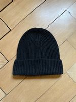 Strickkappe Mütze schwarz
