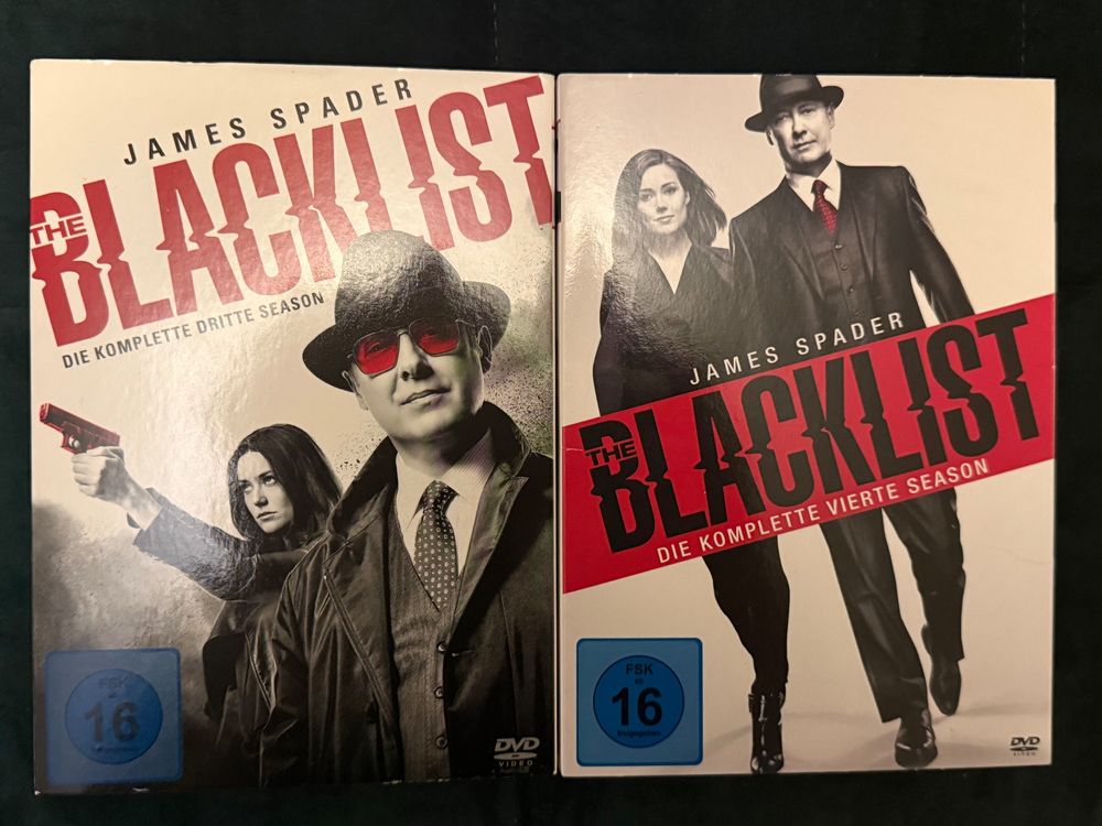 The Blacklist Staffel 3 +4 DVD - James Spader Krimiserie (Gebraucht) in ...