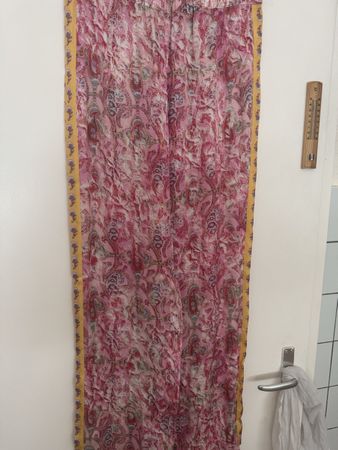 Pantalon soie Mirto rose imprimé taille 44 Espagne