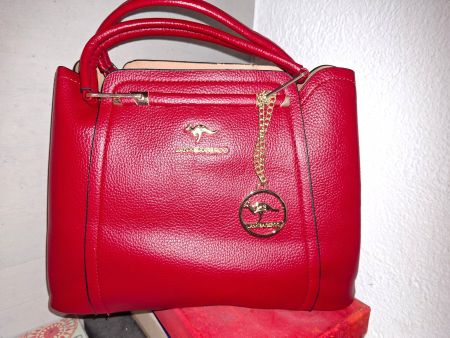 Rote Handtasche von Lanybaigeroo, neuwertig