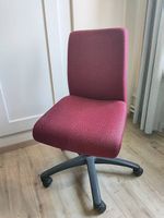 Bürostuhl rot mit Rollen höhenverstellbar