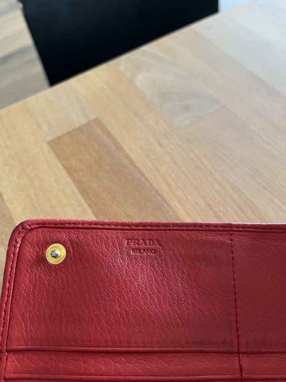 Prada Portafogli: Prada Portemonnaie rot – Usato da Winterthur venduto da ale_2z22 7