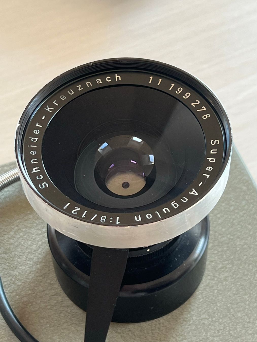 Sinar Fotocamera: SCHNEIDER 121 MM + SINAR DIVERS – Usato da Zürich venduto da Abost 2