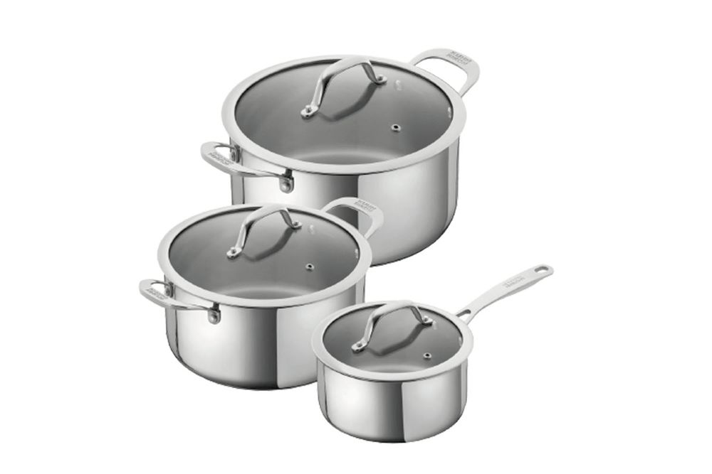 KUHN RIKON Allround Oven-Safe Induction Non-Stick Wok, 24 cm, Stainless Steel, Silver