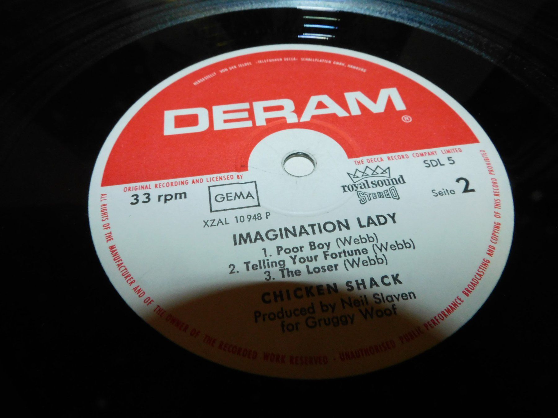 Dischi in vinile: LP - Chicken Shack - Imagination Lady - Schallplatte   LP – Usato da Sursee venduto da 76 7