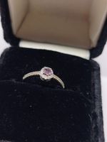 Echter Rosa Spinel Ring Silberring 925 , Gr. verstellbar neu