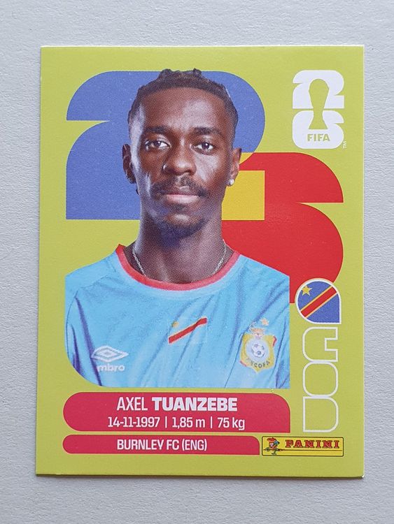 Panini FIFA WM 2026 * Axel Tuanzebe (COD 4) (Neu (gemäss Beschreibung ...