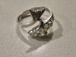 Silver 925 Fish Ring size 55 /56