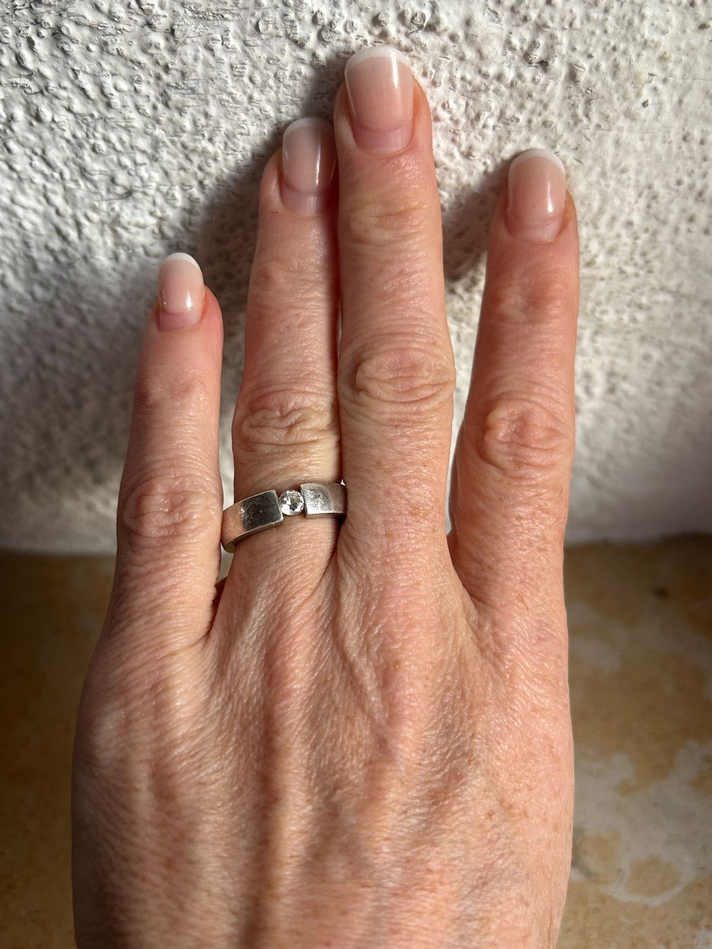 Ringe: Silber Ring mit Zirkonia Stein  (56/57) – Gebraucht aus Laufen von Bellebellezza 2