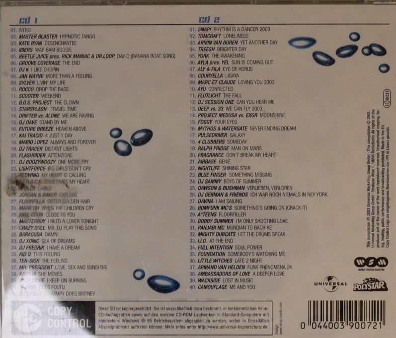 CDs: Deep Dance 2003 – Gebraucht aus Luzern von CONTENTI 2