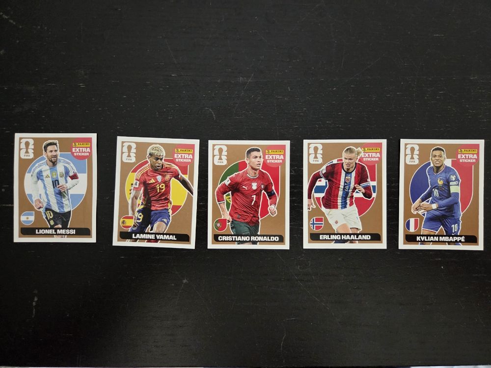 5x Rare Bronze EXTRA stickers Panini FIFA 2026 - Free 💌 (Neu (gemäss ...