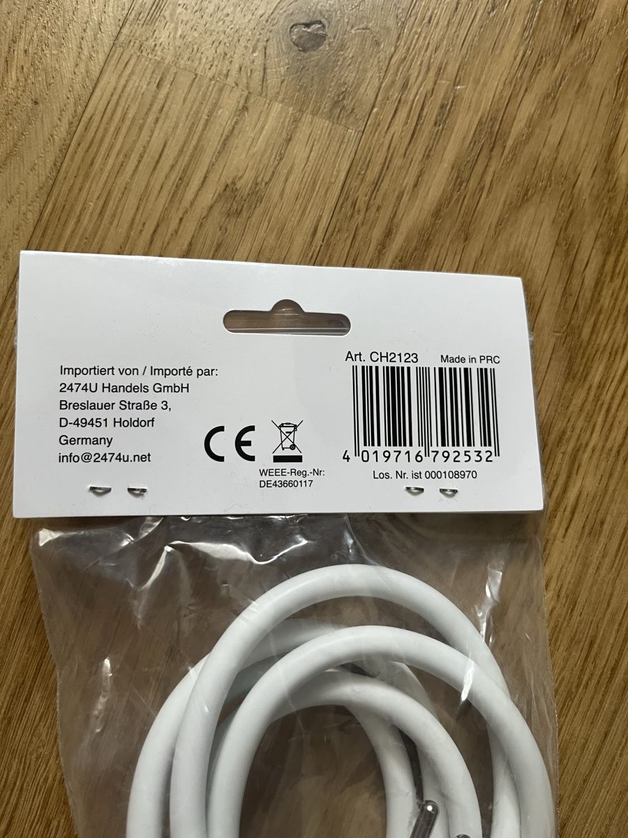 Cavi: Rallonge électrique Tecnoteq 3 mètres blanc neuf – Nuovo e nell'imballaggio originale da Dornach venduto da hmk_bl6q 3