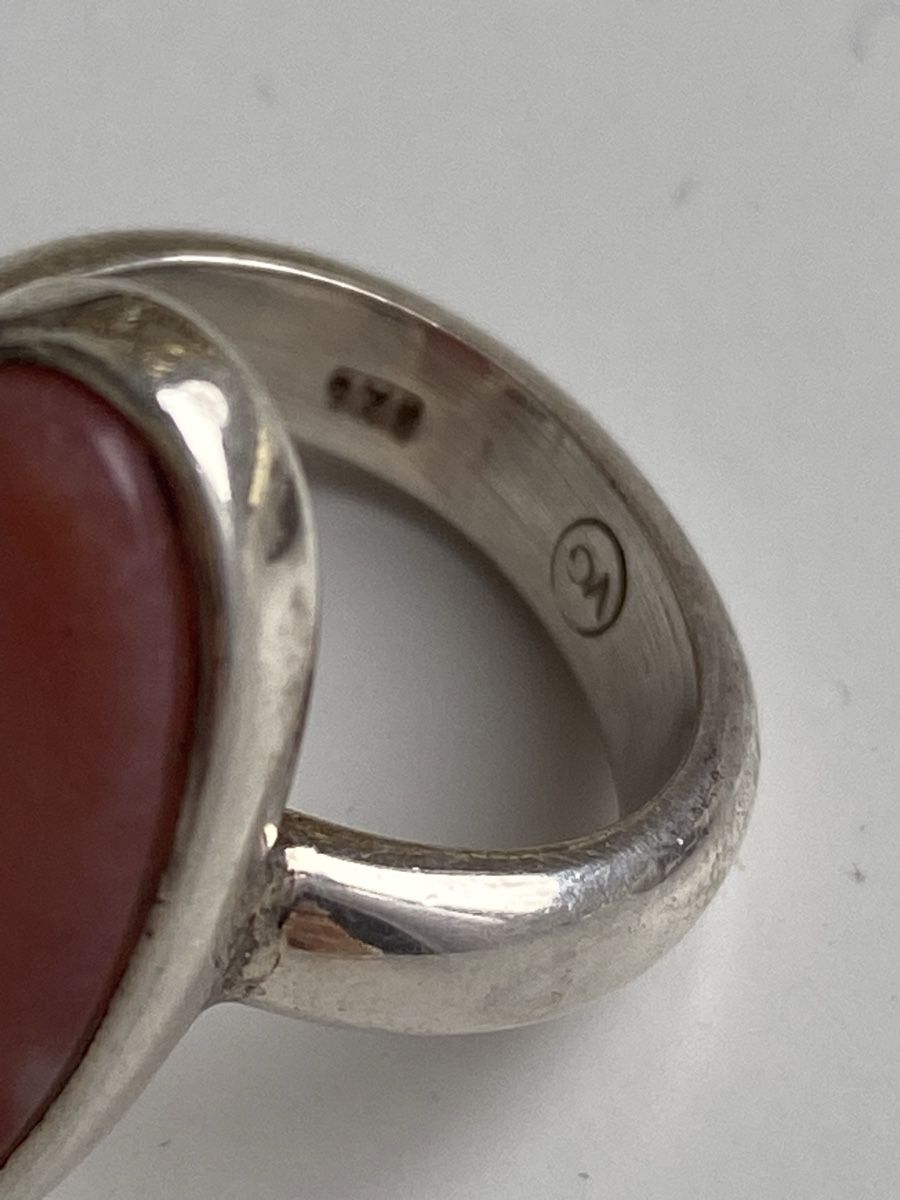 Ringe: Silber 925 Massiv Ring mit Rosa Achat – Neu (gemäss Beschreibung) aus Givisiez von dor_xb9k 2