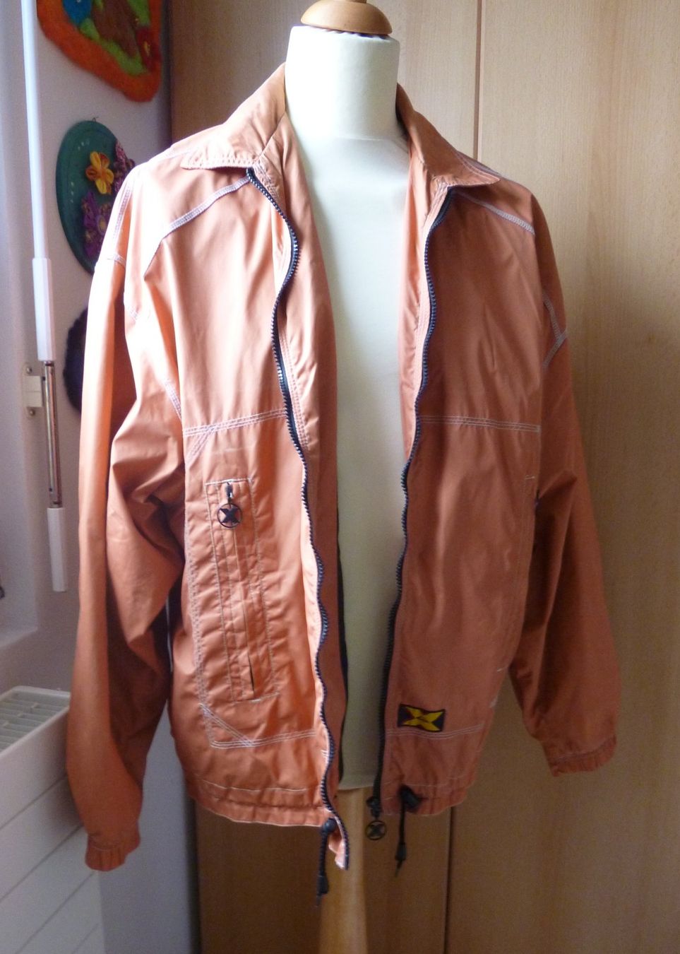 Quiksilver Giacche: VINTAGE Quiksilver Regenjacke orange Jacke Gr. L – Usato da Dättlikon venduto da Mamakuga 4