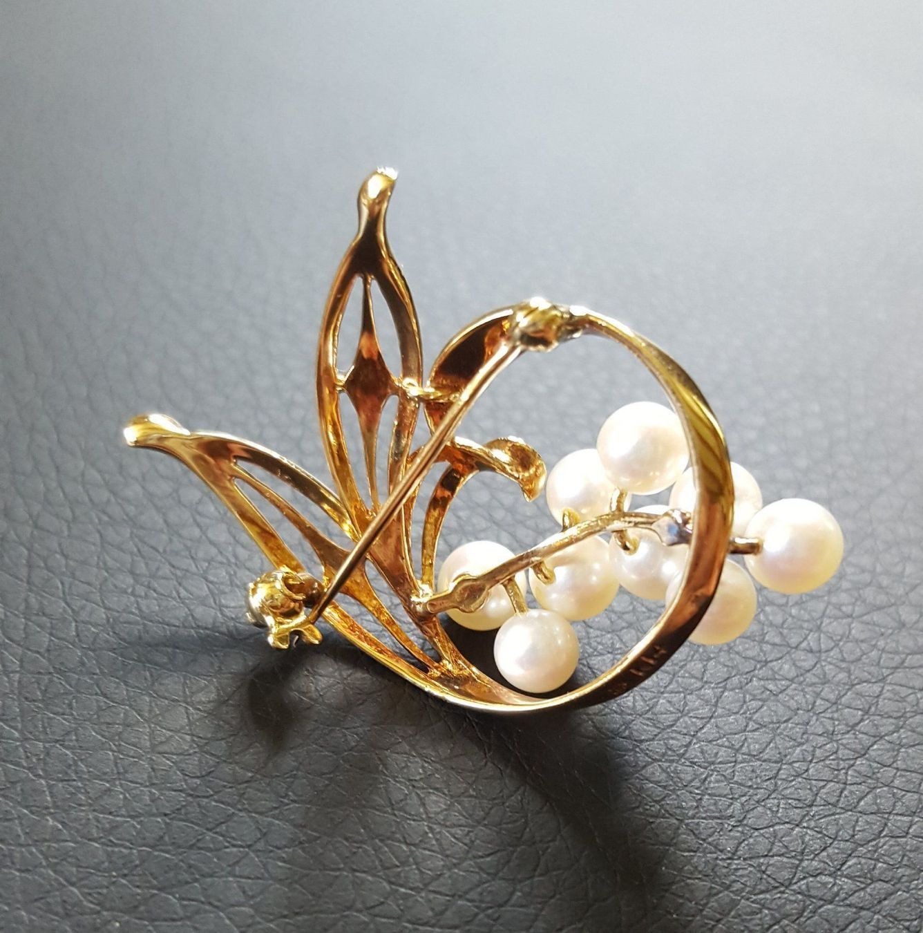 Spille & Fermagli: Gold 585 Brosche Mit Perlen – Usato da Wald ZH venduto da Dasilver 3