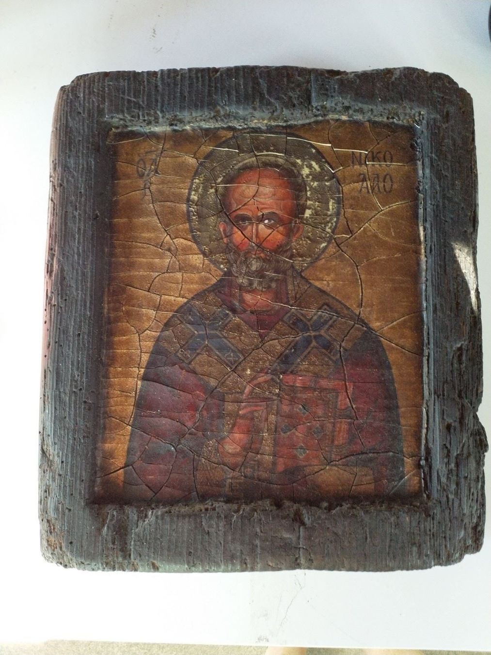 Dipinti: Tableaux  sur bois Saint Nicolas – Usato da Grand Lancy venduto da ampoule 2