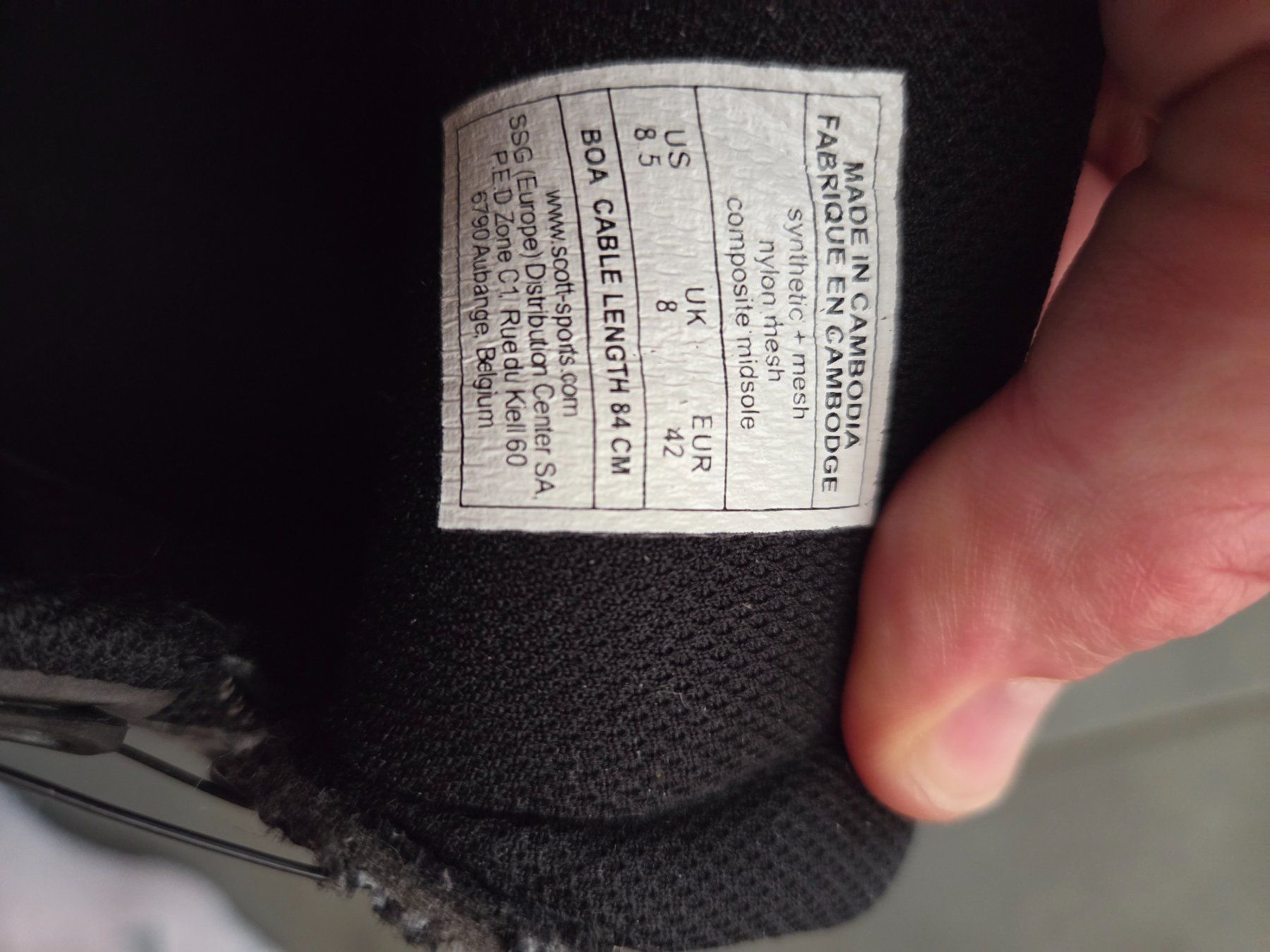 Scott Herrenschuhe: Scott MTB Schuhe / Gr. 42 – Gebraucht aus Ennetbaden von Bellina 2