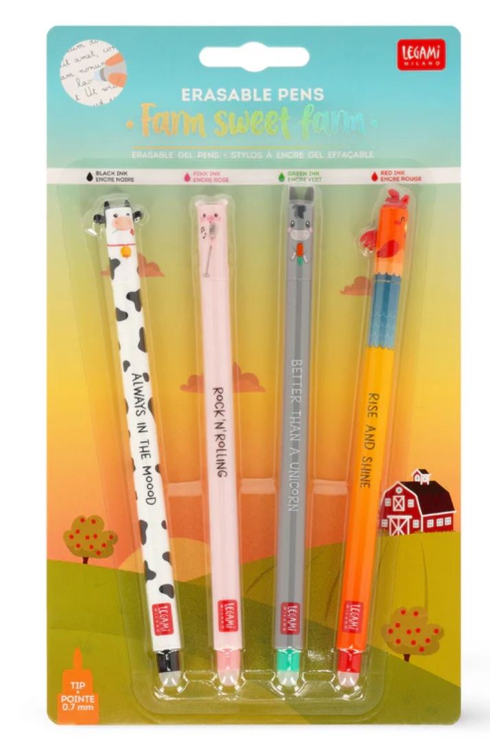 Legami Penna & Evidenziatori: Legami Stifte-Set FARM SWEET FARM – Nuovo e nell'imballaggio originale da Kaltbrunn venduto da Banknotes
