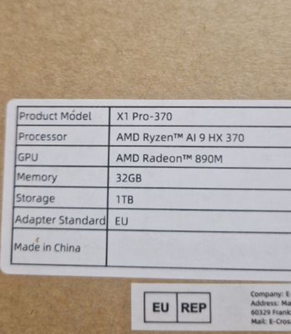 PC: X1 Pro AI series – Nuovo (secondo la descrizione) da Luzern venduto da tcicek 4