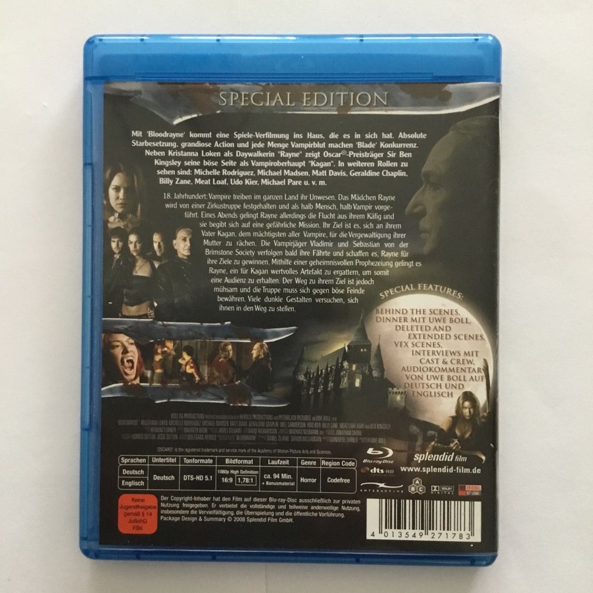 Tutti i DVDs: Bloodrayne Blu Ray Uncut Selten Neu Wertig – Nuovo (secondo la descrizione) da Blauen venduto da berlingo65 1