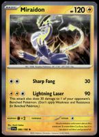 Pokémon Miraidon 080/198 Holo Rare EN SV01 Scarlet & Violet