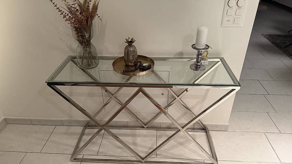Tables: Konsolentisch Metal Glas – D'occasion à Künten par buli76 2