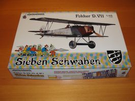 1/48 Fokker D.VII Sieben Schwaben, Eduard 1139, RARITÄT !!!