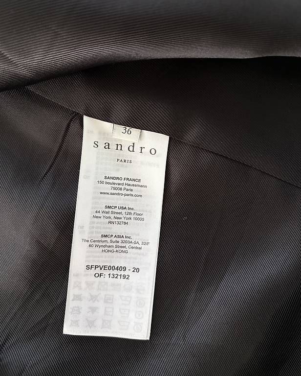 Sandro Giacche: Sandro Blazer schwarz Damen Gr. 36 – Usato da Lachen SZ venduto da dar_hjg9 2