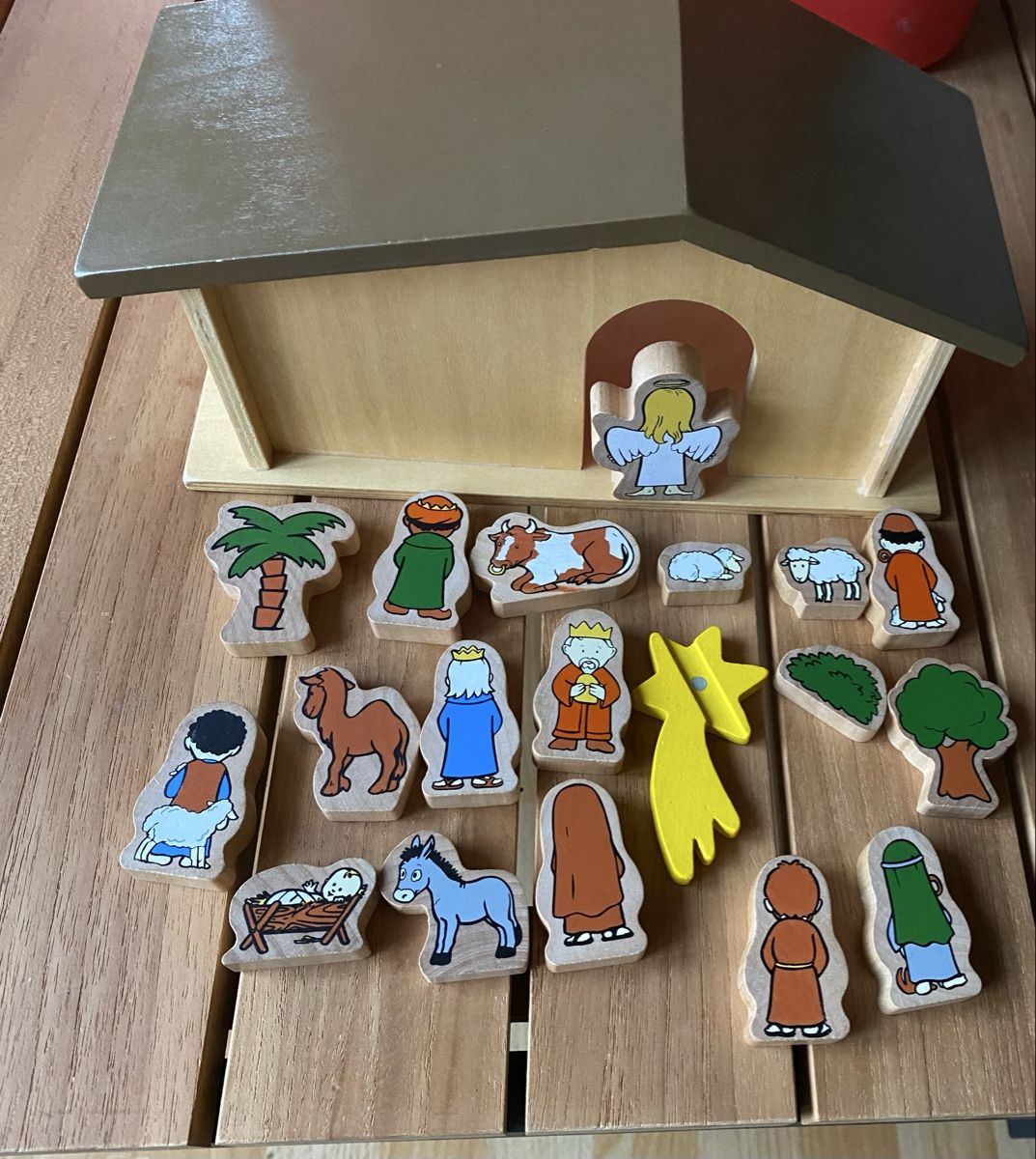 Giocattoli: Kinder Weihnachtskrippe aus Holz, 20 Teile – Usato da Schönenbuch venduto da Lyyrli 3